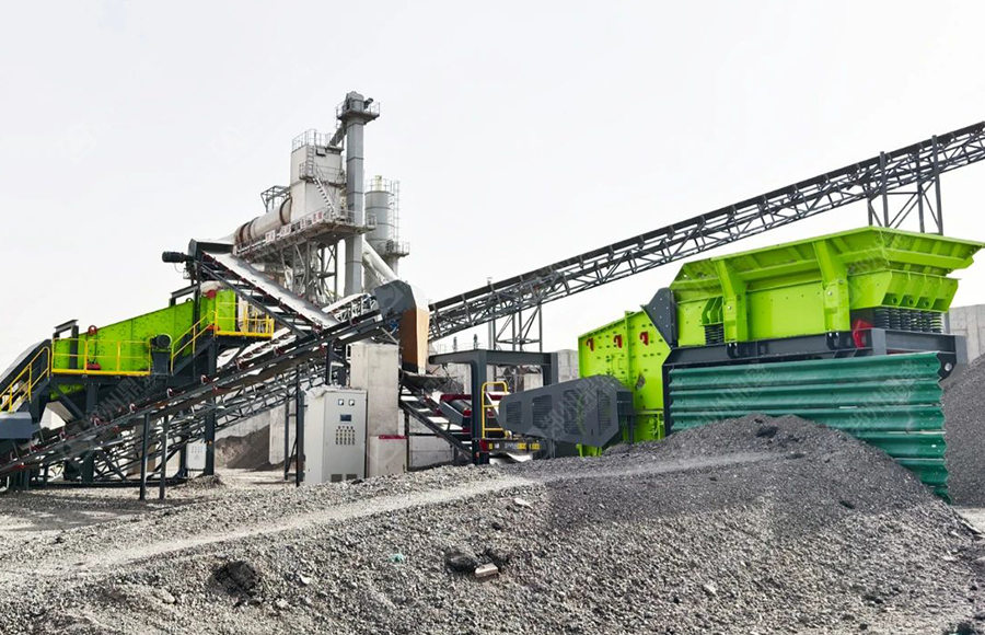 寧夏時產200噸移動式建築垃圾生產線