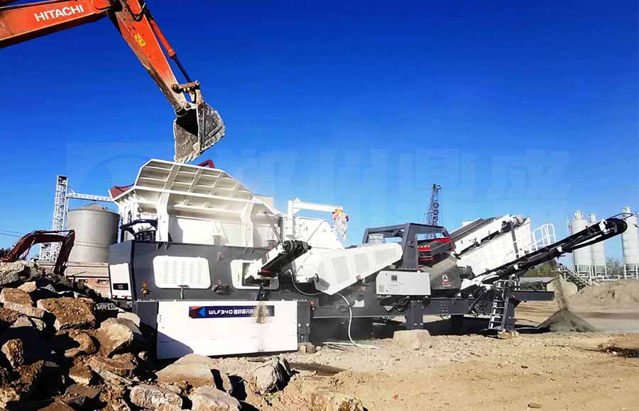 輪胎式移動破碎篩分一體車服務（wù）廊坊建築垃圾資源化利用項目