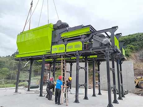 四川裝修（xiū）裝潢垃圾處理生產線