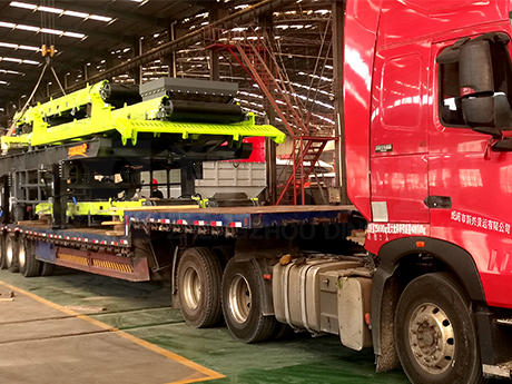 發往濱州丨鄭州鼎（dǐng）盛（shèng）先進移動破碎篩分裝備助力老客戶打造新的利潤增長點