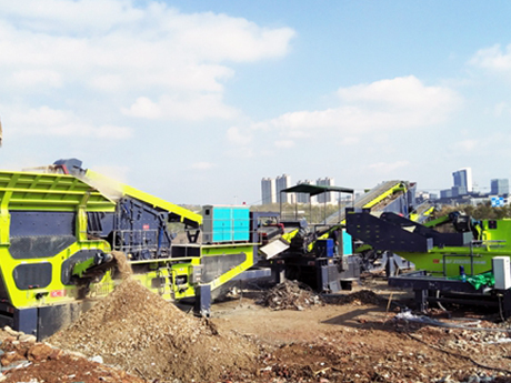 建築垃圾專用移動破碎站——建築垃圾（jī）再利用