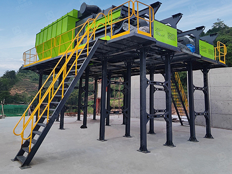 生活垃圾中的輕物質可（kě）以用臥式打散（sàn）風選機（jī）嗎？