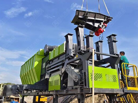 鄭州精东影业传媒模塊式DF臥式（shì）打散風選機助力（lì）台灣省桃（táo）園市裝（zhuāng）修垃圾資源化項（xiàng）目